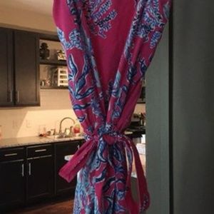 Lilly Pulitzer Dusk Romper in Pink Samba